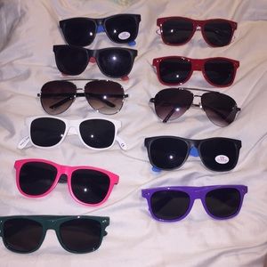 11 new pairs of various sunglasses